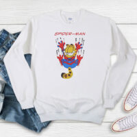 Parody Garfield Spider Cat Spider Man Sweatshirt