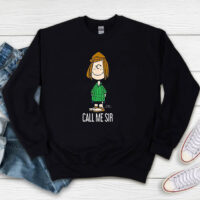 Peanuts Peppermint Patty Call Me Sir Sweatshirt