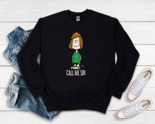 Peanuts Peppermint Patty Call Me Sir Sweatshirt 500x400 Peanuts Peppermint Patty Call Me Sir Sweatshirt