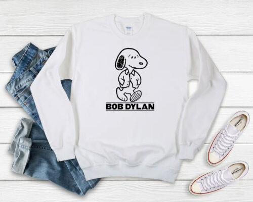 Peanuts Snoopy Bob Dylan Sweatshirt 500x400 Peanuts Snoopy Bob Dylan Sweatshirt