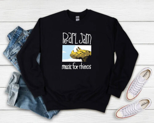 Pearl Jam Music For Rhinos Graphic Sweatshirt 500x400 Pearl Jam Music For Rhinos Graphic Sweatshirt