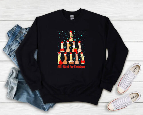 Penis Santa Claus All I Want For Christmas Sweatshirt 500x400 Penis Santa Claus All I Want For Christmas Sweatshirt