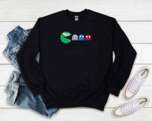 Philadelphia Eagles Pac Man NFC East Sweatshirt 500x400 Philadelphia Eagles Pac Man NFC East Sweatshirt