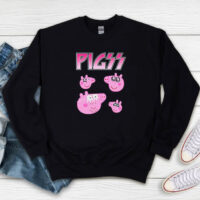 Pigs Peppa Pig x Kiss Band Parody Sweatshirt