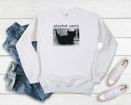 Playboi Carti Black Cat Sweatshirt 500x400 Playboi Carti Black Cat Sweatshirt