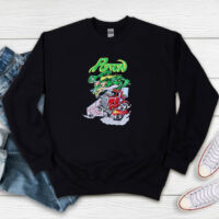 Poison 1990 Flesh And Blood Road Dogs Sweatshirt