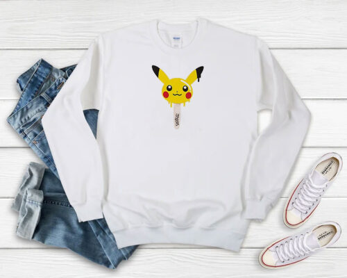 Pokemon Pikachu Ice Cream Sweatshirt 500x400 Pokemon Pikachu Ice Cream Sweatshirt