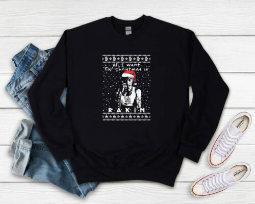 Rakim Rapper Ugly Christmas Sweatshirt 500x400 Rakim Rapper Ugly Christmas Sweatshirt