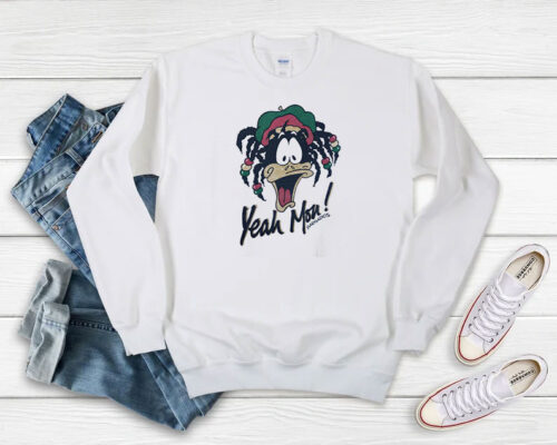 Rasta Daffy Duck Graphic Sweatshirt 500x400 Rasta Daffy Duck Graphic Sweatshirt