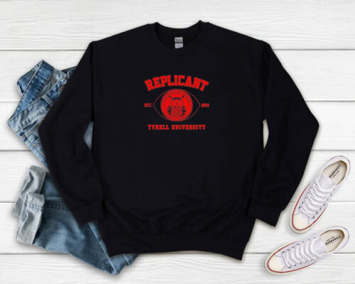 Replicant est 2019 Tyrell University Sweatshirt 500x400 Replicant est 2019 Tyrell University Sweatshirt