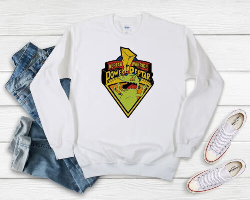 Reptar Warrior Power Reptar Logo Sweatshirt 500x400 Reptar Warrior Power Reptar Logo Sweatshirt