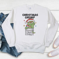 Retro Sesame Street Oscar Christmas Grump Sweatshirt