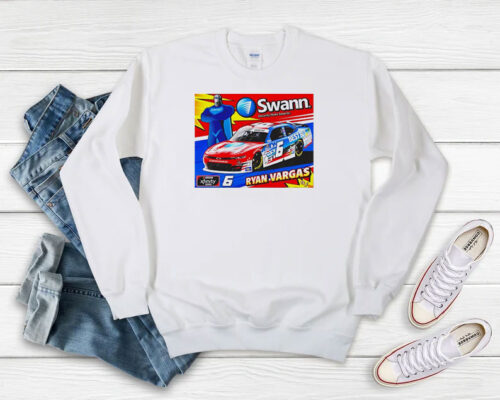 Ryan Vargas Nascar Xfinity Series Swann Security Sweatshirt 500x400 Ryan Vargas Nascar Xfinity Series Swann Security Sweatshirt