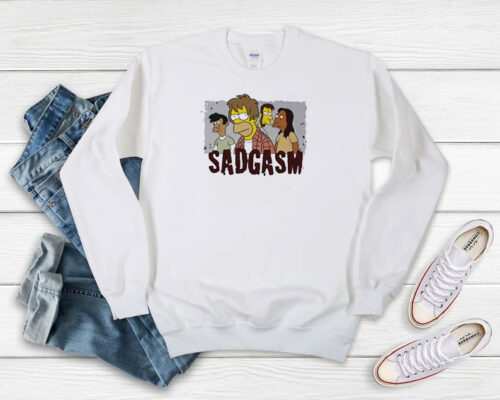 Sadgasm The Simpsons Sweatshirt 500x400 Sadgasm The Simpsons Sweatshirt