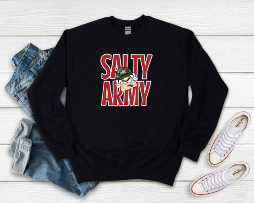 Salty Cracker Merch Big Salty Army Classic Sweatshirt 500x400 Salty Cracker Merch Big Salty Army Classic Sweatshirt