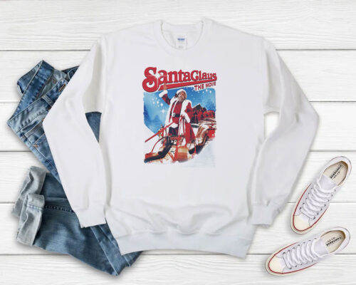 Santa Claus The Movie Poster Sweatshirt 500x400 Santa Claus The Movie Poster Sweatshirt