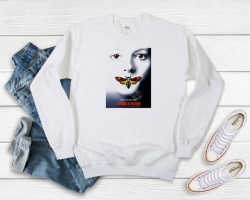 Silence Of The Lambs Classic Movie Poster Sweatshirt 500x400 Silence Of The Lambs Classic Movie Poster Sweatshirt