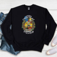 Simpson Family Merry Christmas From Our Family To Yours Sweatshirt