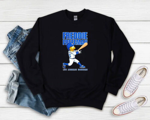 Simpson Los Angeles Dodgers Freddie Freeman Sweatshirt 500x400 Simpson Los Angeles Dodgers Freddie Freeman Sweatshirt