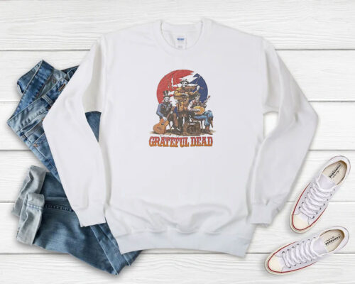 Skeleton Band Grateful Dead Vintage Sweatshirt 500x400 Skeleton Band Grateful Dead Vintage Sweatshirt