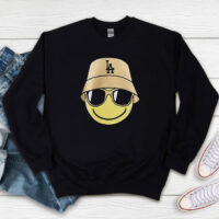 Smile Face Graphic Overfit Sweatshirt