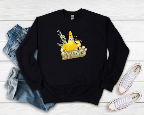 Squarepants Patrick Gold Swag Sweatshirt 500x400 Squarepants Patrick Gold Swag Sweatshirt