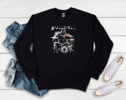 Star Wars Darth Vader Drummer Sweatshirt 500x400 Star Wars Darth Vader Drummer Sweatshirt