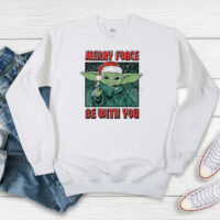 Star Wars Merry Force Baby Yoda Sweatshirt