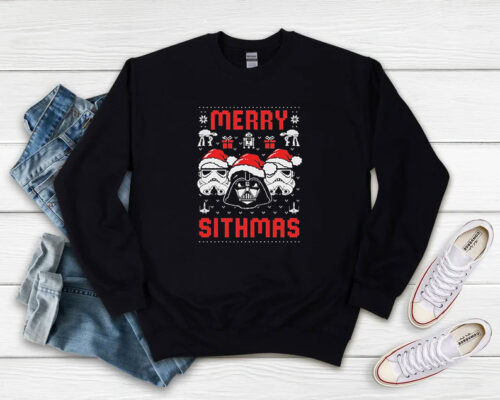 Star Wars Merry Sithmas Ugly Sweatshirt 500x400 Star Wars Merry Sithmas Ugly Sweatshirt