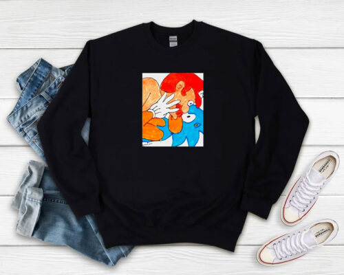 Stream Super Mario Kiss Sonic Funny Art Sweatshirt 500x400 Stream Super Mario Kiss Sonic Funny Art Sweatshirt