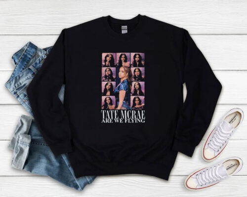 Tate Mcrae Are We Flying Tour Merch Sweatshirt 500x400 Tate Mcrae Are We Flying Tour Merch Sweatshirt