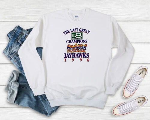 Vintage 1996 Kansas City Jayhawks NCAA Basketball Sweatshirt 500x400 Vintage 1996 Kansas City Jayhawks NCAA Basketball Sweatshirt