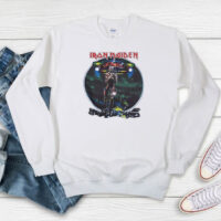 Vintage 80s Iron Maiden Somewhere On Tour Sweatshirt