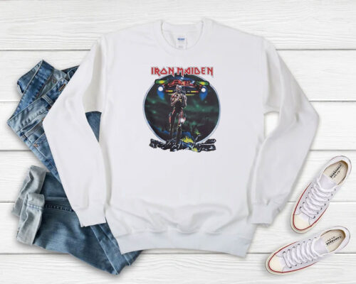 Vintage 80s Iron Maiden Somewhere On Tour Sweatshirt 500x400 Vintage 80s Iron Maiden Somewhere On Tour Sweatshirt