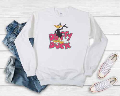 Vintage 90s Daffy Duck Warner Brothers Sweatshirt 500x400 Vintage 90s Daffy Duck Warner Brothers Sweatshirt