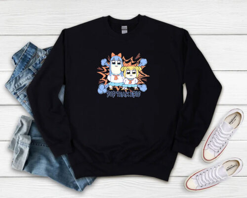 Vintage Anime Popuko Pop Team Epic Sweatshirt 500x400 Vintage Anime Popuko Pop Team Epic Sweatshirt