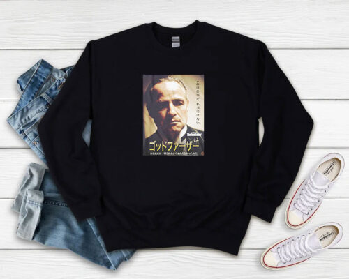 Vintage Crime Movie The Godfather Sweatshirt 500x400 Vintage Crime Movie The Godfather Sweatshirt