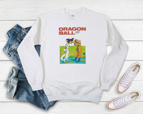 Vintage Dragon Ball Goku vs Frieza Sweatshirt 500x400 Vintage Dragon Ball Goku vs Frieza Sweatshirt