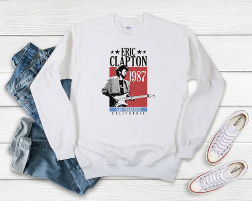 Vintage Eric Clapton San Francisco California Sweatshirt 500x400 Vintage Eric Clapton San Francisco California Sweatshirt