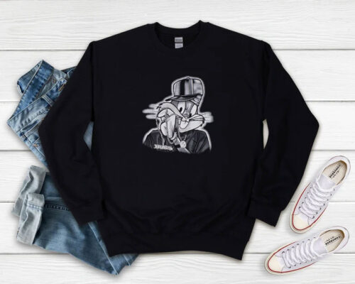 Vintage Looney Tunes Bugs Bunny Iced Out Sweatshirt 500x400 Vintage Looney Tunes Bugs Bunny Iced Out Sweatshirt