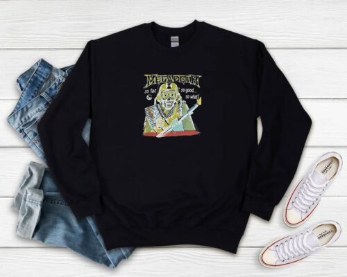 Vintage Megadeth So Far So Good So What Sweatshirt 500x400 Vintage Megadeth So Far So Good So What Sweatshirt