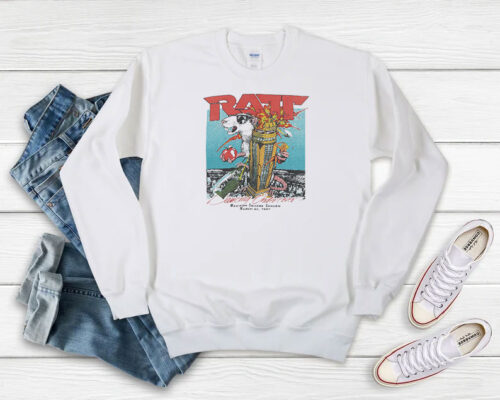 Vintage Ratt Dancing Undercover World Tour Sweatshirt 500x400 Vintage Ratt Dancing Undercover World Tour Sweatshirt