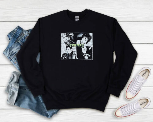 Vintage Rock Band The Cramps Sweatshirt 500x400 Vintage Rock Band The Cramps Sweatshirt