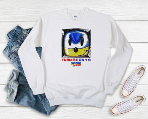 Vintage Sonic The Hedgehog Turn Me On Sweatshirt 500x400 Vintage Sonic The Hedgehog Turn Me On Sweatshirt