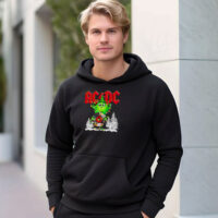 Grinch Acdc 2023 Merry Christmas Hoodie