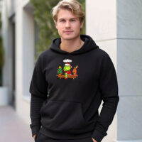 Grinch On The Shelf Christmas Hoodie