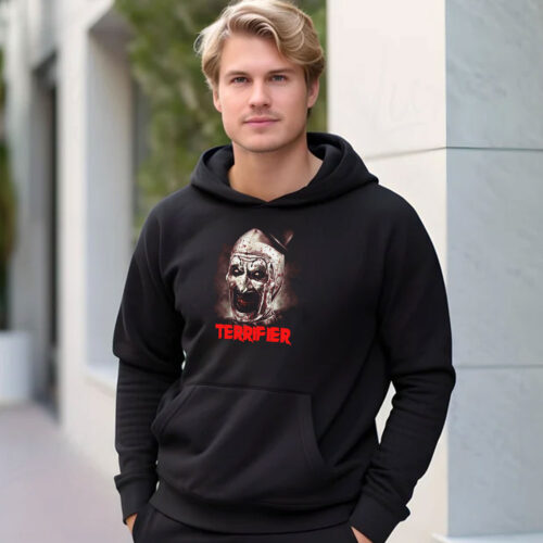 Halloween Terrifier The Clown Horror Hoodie 500x500 Halloween Terrifier The Clown Horror Hoodie