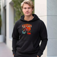 Kansas City Football Player Retro Hoodie