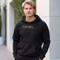 Marvel Hero Letters Logo Hoodie