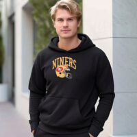 San Francisco 49ers Niners Helmet Retro Hoodie